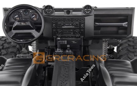 GRC Cockpit Interior Kit for TRX-4 Defender Black for Traxxas TRX-4