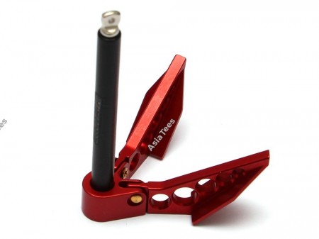 Boom Racing Scale Accessories - Foldable Winch Anchor Red [RECON G6 The Fix Certified]
