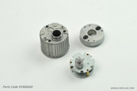 Cross RC Demon Complete Transmission Gear Set and Metal Housing Set.