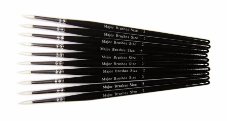 Major Brushes: pensel for akrylmaling, str 2 (1)