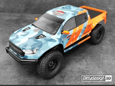 Bittydesign RR-Ultra 1/10 Clear Body for 313mm Wheelbase Crawler Pre-Cut