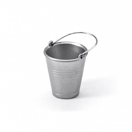 Hobby Details Mini Metal Bucket Decoration for 1:24 Cars