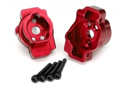 Traxxas Portal drive axle mount, rear, 6061-T6 aluminum (red-anodized) (left and right)