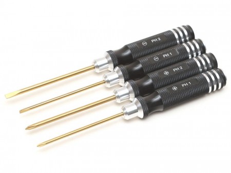 Boom Racing Phillips + Flat Head Screwdriver Toolset (4pcs)