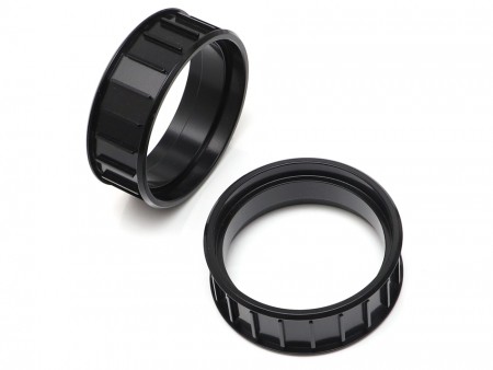 Boom Racing ProBuild™ 1.9in Brass Center Ring (2) Black