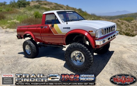 RC4WD Trail Finder 2 RTR w/1982 Toyota Pickup Hard Body Set (Red)