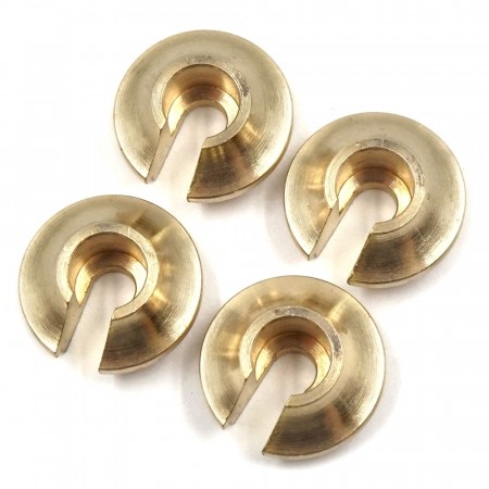 Yeah Racing Brass Spring Retainer 4pcs For Axial SCX10 II and III Element Enduro