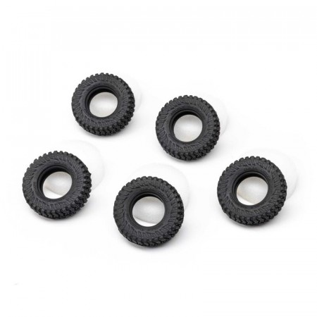 Axial Tires and Foam (5), M/T Baja Boss: SCX30