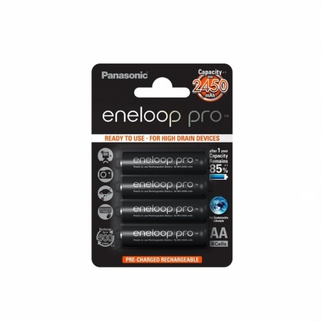Panasonic Eneloop Pro AA 4stk oppladbare