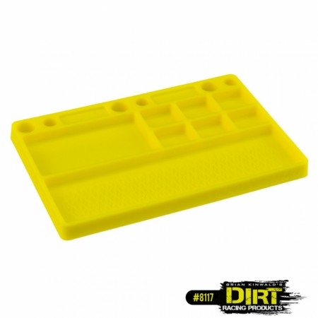 JConcepts Parts Tray, Rubber Material - Yellow