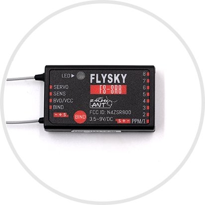 Fly-Sky FS-SR8 8 kanals mottaker for FS-ST8 radio