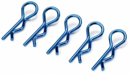 Absima Body Clips Medium Blue (10)