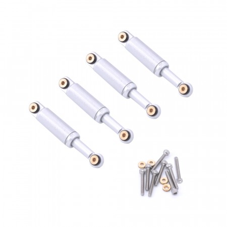 Hobby Details Shocks for Axial SCX24 4pcs/set - Silver