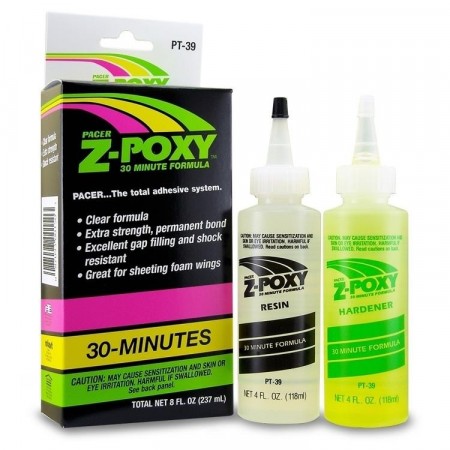 Zap Z-Poxy - 30 minutters Epoxy (118ml x2) PT-39