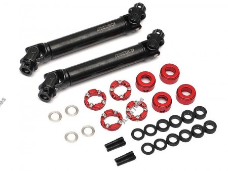 Boom Racing BADASS™ HD Steel Center Drive Shaft Set for Boom Racing D90/D110 Chassis Front and Rear (2) [Recon G6 Certif