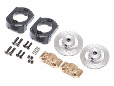 Boom Racing Brass Front Brake Disc Set for BRX70/BRX90 Axles for BRX01