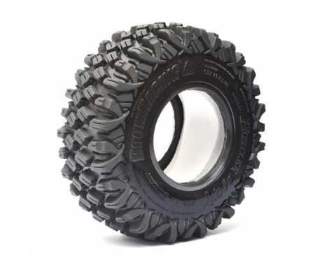 Boom Racing HUSTLER M/T Xtreme 1.9 Rock Crawling Tires 4.45x1.57 SNAIL SLIME™ Compound W/ 2-Stage Foams (Super Soft) [Re