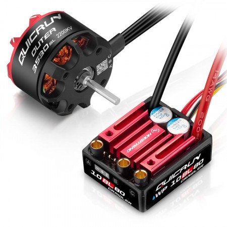 Hobbywing QuicRun Combo WP 10BL80 G2 Crawler - 3530SL 2200KV