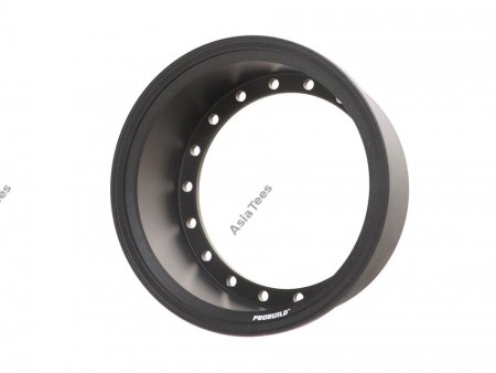 Boom Racing ProBuild™  Extra Wide Alum 19.5mm Wheel Barrel (1) Matte Black