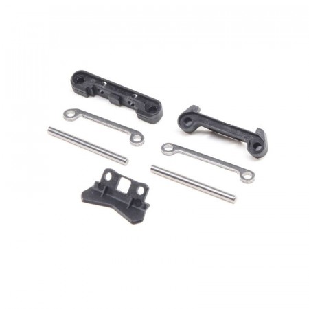 Losi Rear Pivots and Bumper: Mini-T 2.0, Mini-B