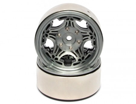 Team Raffee Co. EVO™ 1.9 High Mass Beadlock Aluminum Wheels Devil-5 (2)