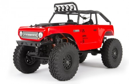 Axial SCX24 Deadbolt 1/24th Scale Electric 4WD - RTR, Red