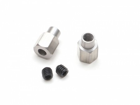 Boom Racing 3mm Steel M4x7 Barrel Nut w/ Set Screw (2)