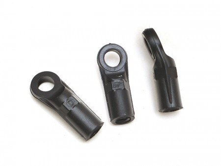 Boom Racing KUDU™ Heavy Duty Rust-Resistant M3 Nylon Rod Ends 20.00mm (Upwards) w/ SST Pivot Ball (5.8x3x7.4mm) (10)  