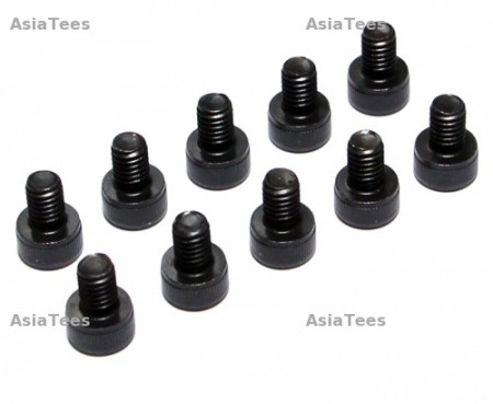 Boom Racing M4x6mm Socket Cap Screw 12.9 Grade Nickel Plated Screws (10)