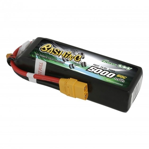 Gens Ace LiPo-Akku 4S 5000mAh Akku 14.8V 60C mit XT90 stecker Bashing 4s für die meisten RC Autos im Mastab 1 8 ab 60,99 € | Preisvergleich bei