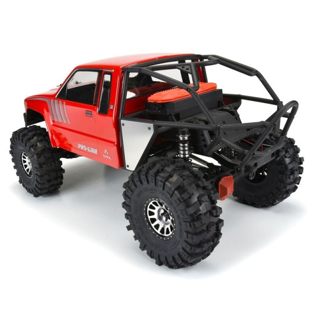 This is sold as a clear and unpainted body. Image of the painted body is only to display details. No vehicle chassis or cage is included with this product.