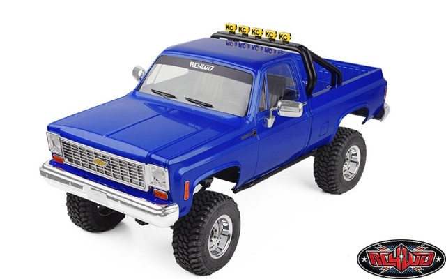Shown installed on RC4WD Trail Finder 2 LWB RTR W/ Chevrolet K10 Scottsdale Hard Body Set with RC4WD KC HiLiTES Rectangle Lights with Covers (Z-E0132) for example (Not Included)