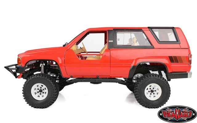 Shown painted red and installed on RC4WD Trail Finder 2 RTR Chassis with RC4WD 1985 Toyota 4Runner Hard Body Complete Set (Z-B0167) and the bars for example (Not Included)