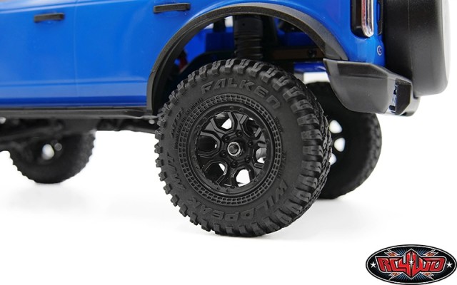 Shown installed on Traxxas TRX-4M with TRX-4M Bronco Wheel (9770) for example (Not Included)