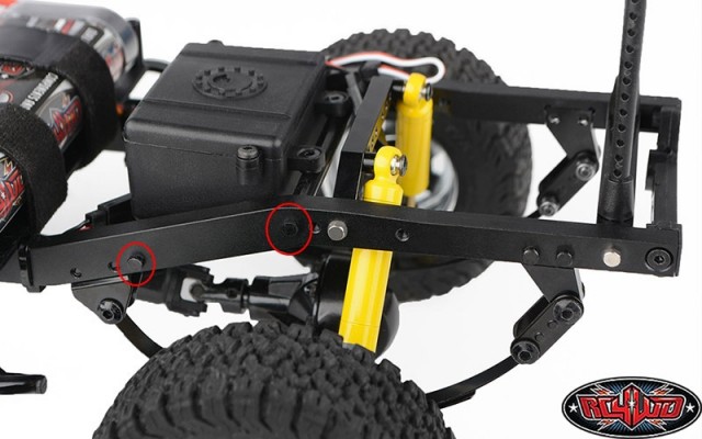 Shown installed on RC4WD Trail Finder 2 RTR Chassis for example (Not Included)