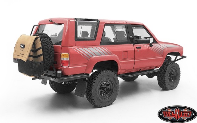 Shown with RC4WD Trail Finder 2 Truck Kit (Z-K0054), RC4WD 1985 Toyota 4Runner Hard Body Complete Set (Z-B0167), Tube Side Sliders for 1985 Toyota 4Runner Hard Body (VVV-C0760), Velbloud Rear Bumper for 1985 Toyota 4Runner Hard Body (Accs. B) (VVV-C0743) 