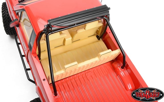 Shown installed on RC4WD Trail Finder 2 Truck Kit (Z-K0054) with RC4WD 1985 Toyota 4Runner Hard Body (Z-B0167) and RC4WD KC HiLiTES 1/10 C Series High Performance LED Light Bar (Z-E0059) for example (Not Included)