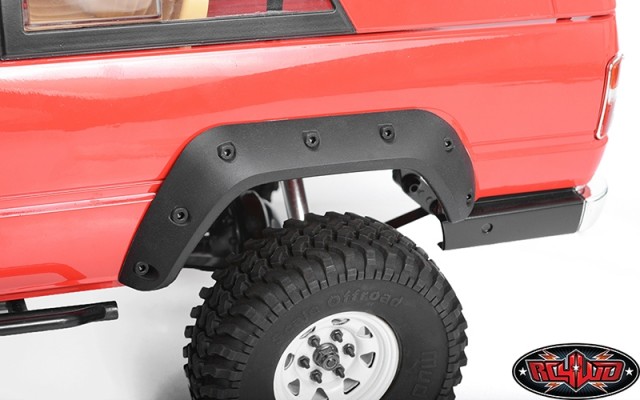 Shown installed with RC4WD 1985 Toyota 4Runner Hard Body Complete Set (Z-B0167) (Shown painted Red) on RC4WD Trail Finder 2 Truck Kit (Z-K0054) for example (Not Included)