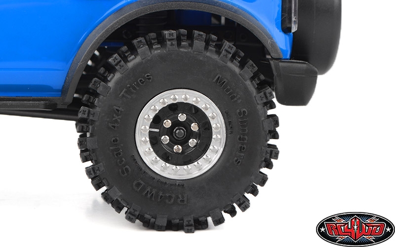 Shown installed on Traxxas TRX-4M with RC4WD Raceline 1.0'' Monster Beadlock Wheels V2 (Z-W0062) for example (Not Included)