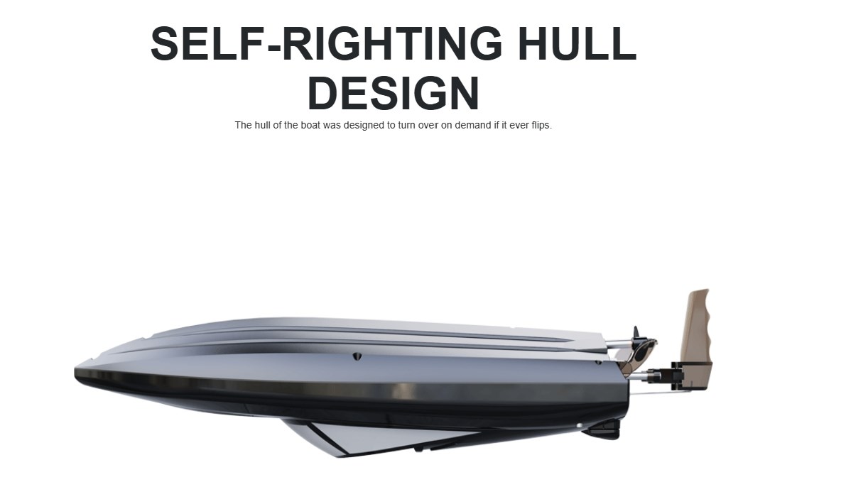 UDI Skater RC Båt - Blue 2.4GHz