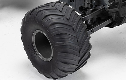 MONSTER TRUCK WHEELS & TIRES for the ARRMA GORGON MEGA 550 RC MONSTER TRUCK