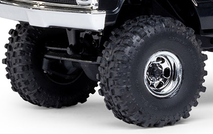 OFFICIALLY LICENSED INTERCO&reg; SUPER SWAMPER TIRES for the Axial 1/30 SCX30 Chevrolet K10 4X4 Truck RTR