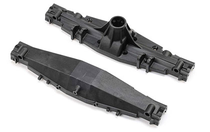 TWO-PIECE SOLID FRONT & REAR AXLE HOUSING for the Losi 1/8 LMT 2.0 4X4 RC Monster Truck