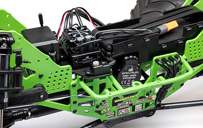 OVERBUILT ELECTRONICS INSTALLED for the Losi 1/8 LMT 2.0 4X4 RC Monster Truck