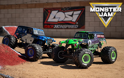 OFFICIALLY LICENSED MONSTER JAM™ BODIES for the Losi 1/8 LMT 2.0 4X4 RC Monster Truck