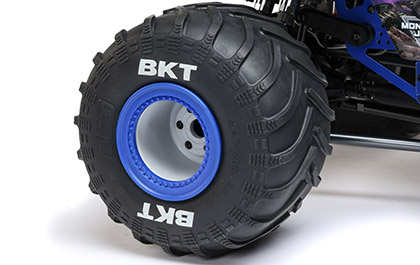 OFFICIALLY LICENSED BKT TIRES for the Losi 1/8 LMT 2.0 4X4 RC Monster Truck