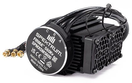 Dual Losi 50mm Cooling Fans and Heatsink for the Losi 1/5 5IVE-TE RC RTR  Desert Truck